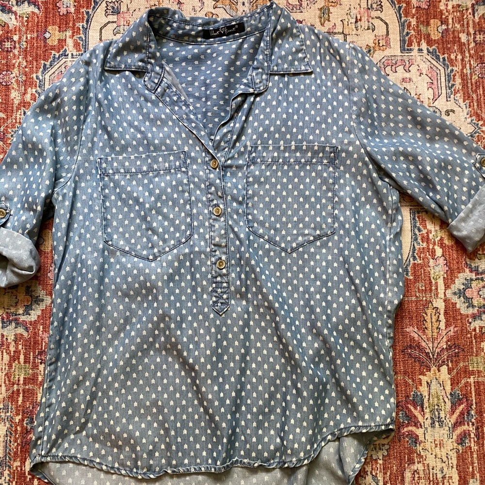 Chambray top